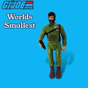 GI Joe Official World's Smallest Action Soldier / Man of Action Figure 2016 Used